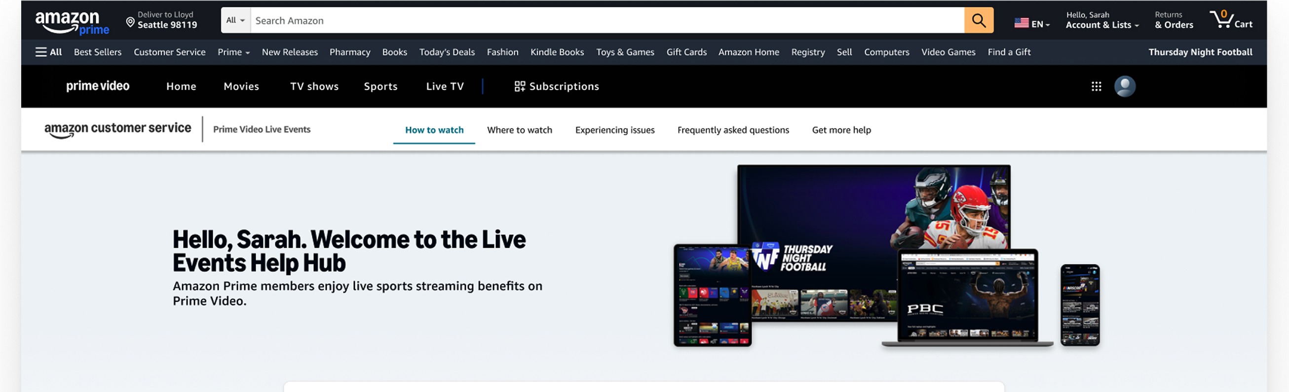 After: simplified help hub navigation aligned to customer mental model